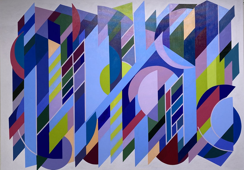 Juni | 2025 | 100 x 120 cm | Acryl auf Leinwand 