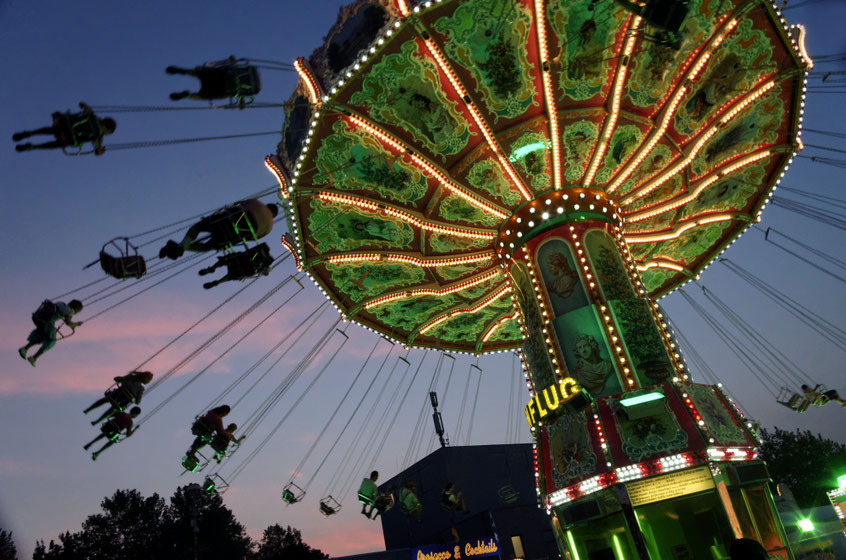 Auf dem Gäuboden-Volksfest in Straubing