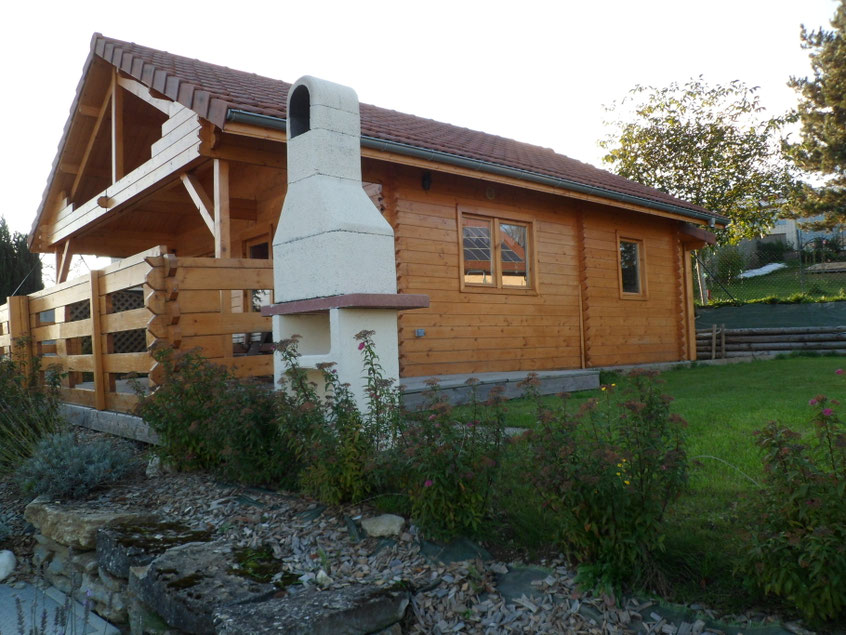chalet avec barbecue