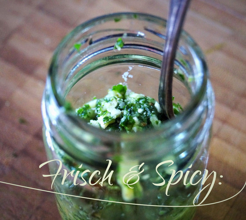 Frisch & spicy ist dieses Koriander-Chutney!