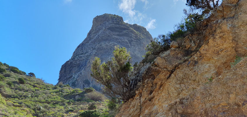 Vulkanschlot Roque Cano bei Vallehermoso