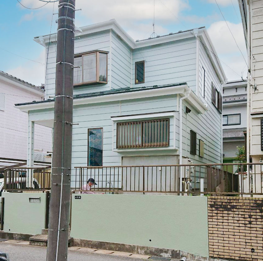 千葉市若葉区大宮町の屋根カバー工法、外壁塗装工事終了その2