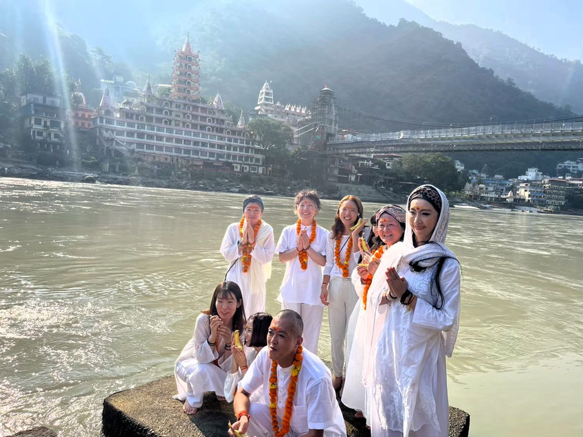 Prayer at Ganga River