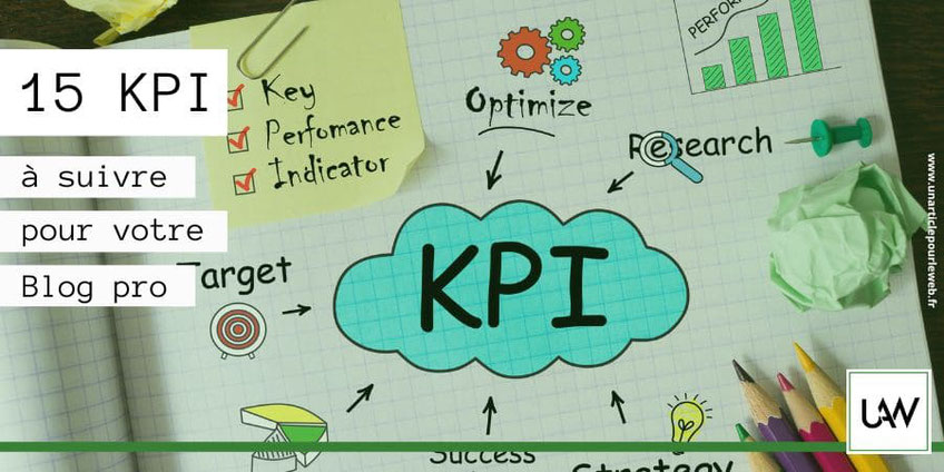 15 KPI pour blog professionnel 