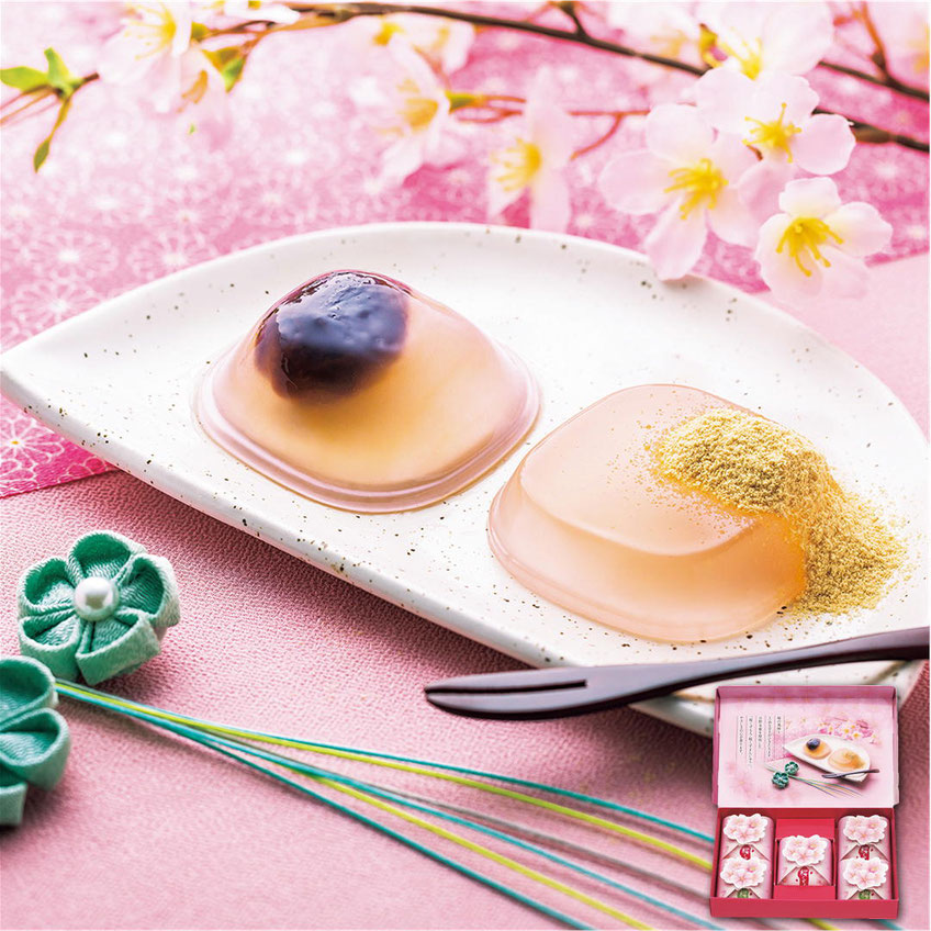 河内駿河屋の桜和菓子「姫桜」