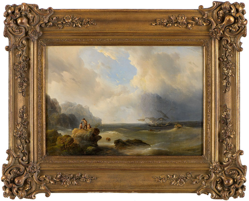 te_koop_aangeboden_een_marine_schilderij_van_de_kunstschilder_pieter_hendrik_thomas_(1814-1866)_bij_kunsthandel_martins_te_wolvega