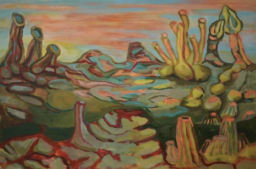 Sans nous VI, 2017 Acryl auf Leinwand 80x120
