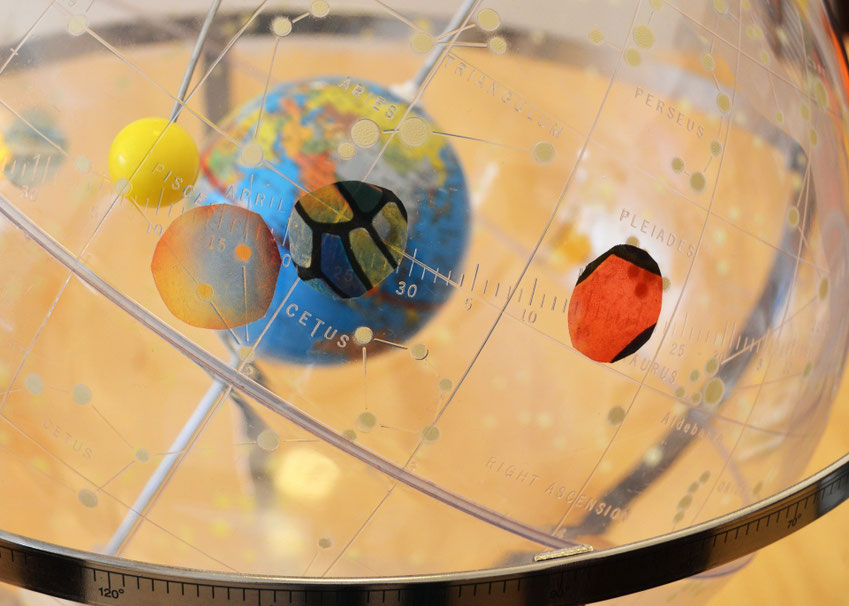 Konstellationen der Planeten zeigen aktuelle Zeiqualität