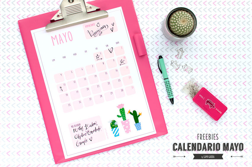FREEBIES de calendario by Sami Garra