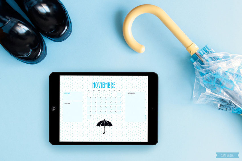 Freebies de calendario: NOVIEMBRE by Sami Garra
