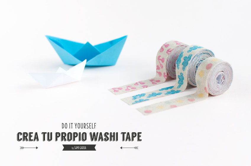 CRAFTERNOON: crea tu propio washi tape by Sami Garra