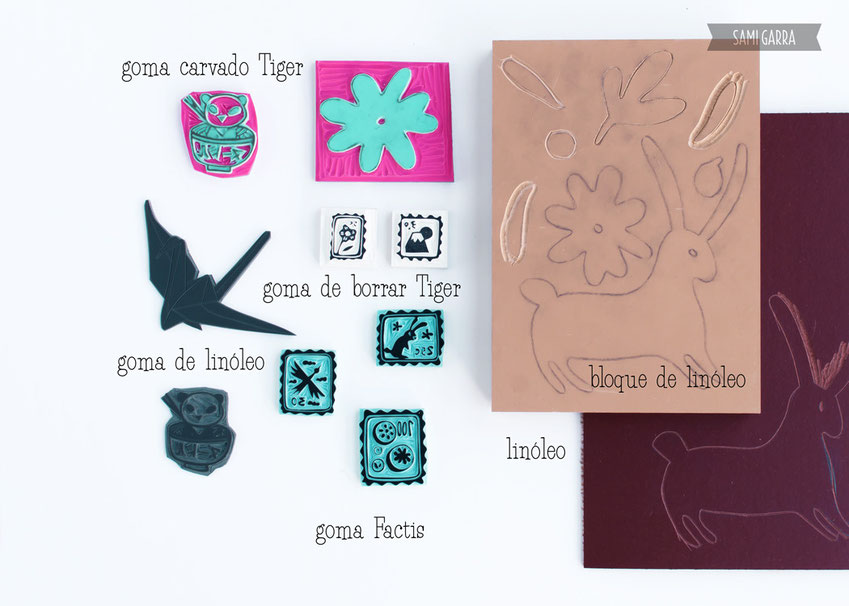 Comparativa materiales de carvado by Sami Garra