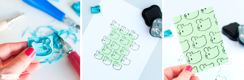 CRAFTERNOON: un sello, mil dibujos by Sami Garra