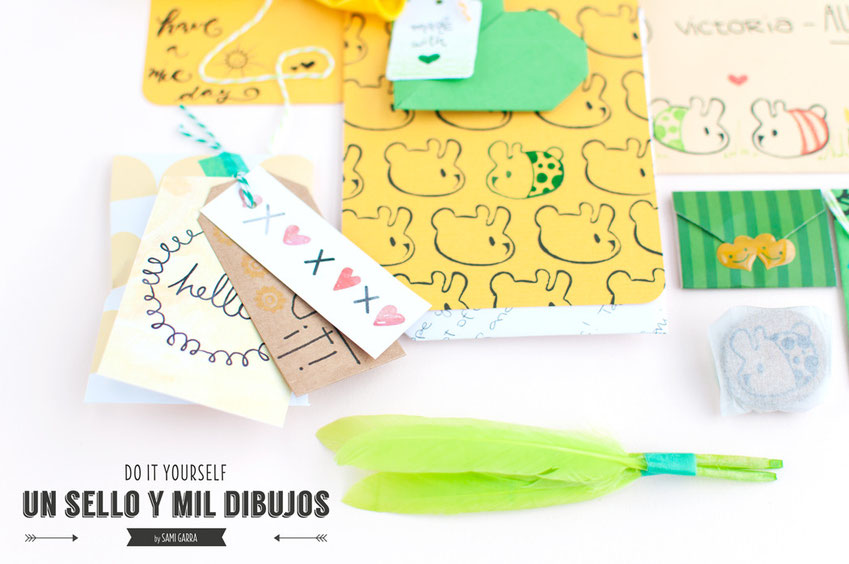 CRAFTERNOON: un sello, mil dibujos by Sami Garra