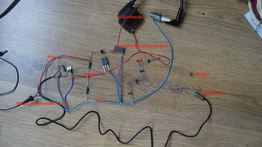 Anleitung zum Umbau einer Kontaktzündung auf Transistor