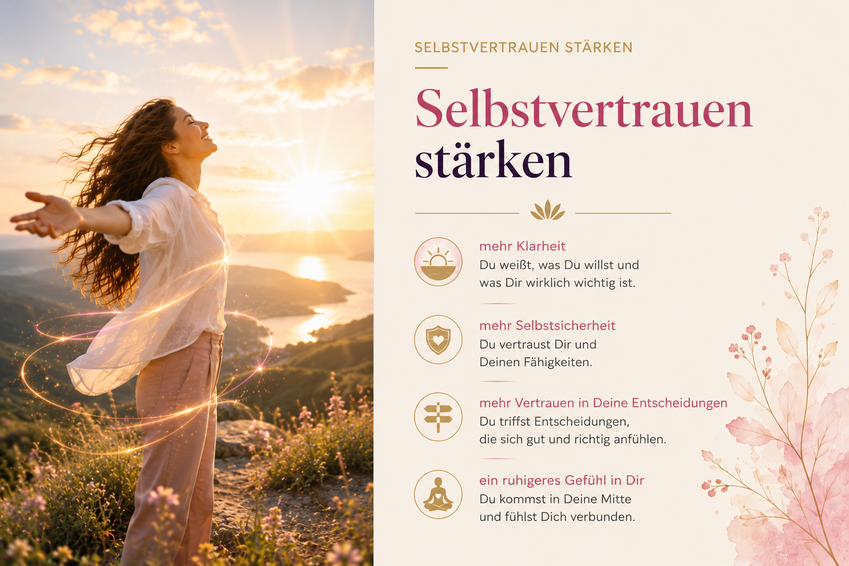 Wenn Du Dein Selbstvertrauen stärken möchtest, buche Dein kostenfreies Energie-Gespräch