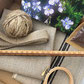 Coffret en lin, coffret créatif, 100% lin, linen, au fil de l’yères, Normandie, Made in France, passion du lin, art du lin, broderie, point de croix, couture