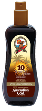 Spraygel met Bronzer SPF Outdoor Australian Gold Zonnebank creme bronzer zoncosmetica DHA cosmetisch natuurlijk