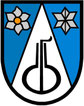 Molln Gemeindewappen mit Maultrommel