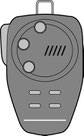 阿蘇無線救護隊のスピーカーマイクのイメージ