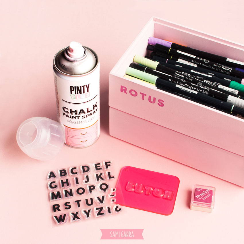 DIY organizador para rotuladores by Sami Garra