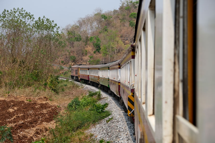 Chemin de fer de la mort, province de Kanchanaburi, Thaïlande