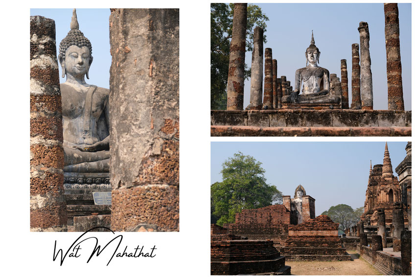 Wat Mahathat, Sukhothaï, Thaïlande