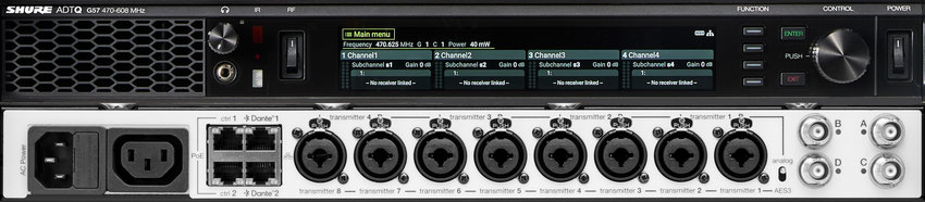 ADTQ ADTD Axient Digital PSM Transmitter InEar Monitoring Sender