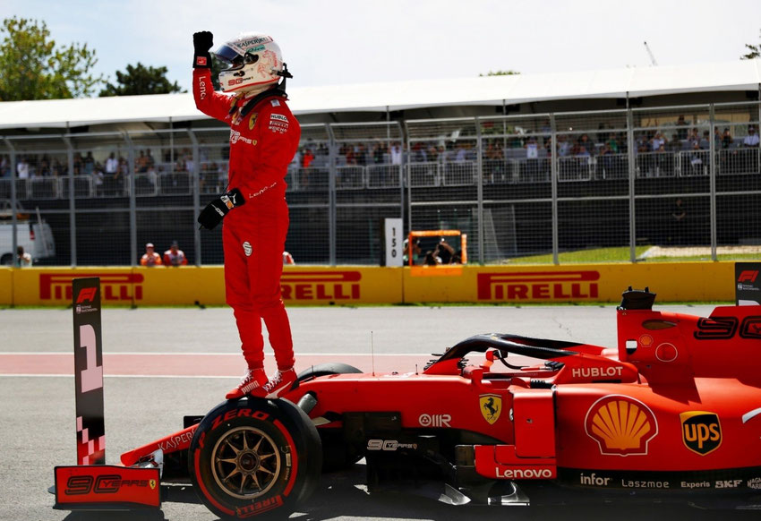 S. Vettel conquista la Pole Position al Gran Premio del Canada 2019. © (Phot by Mark Thompson/Getty Images).