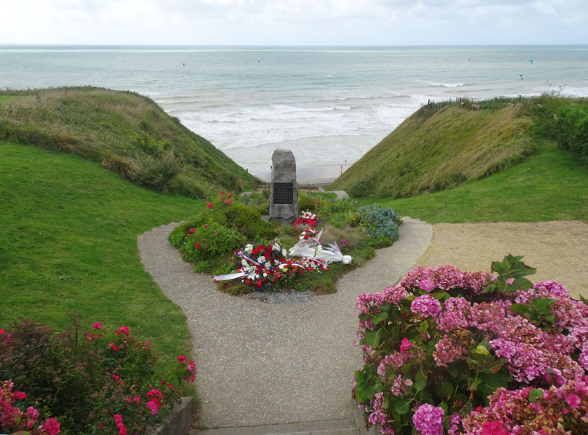 Plage du débarquement du 19 aout 1942, Berneval.