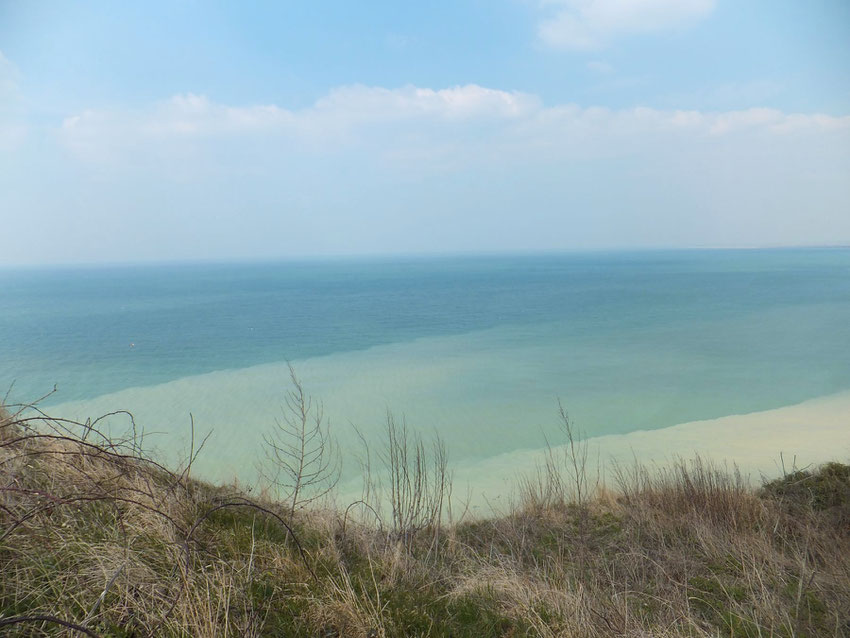 Sur la falaise à Dieppe