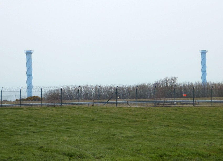 Cheminées de la centrale