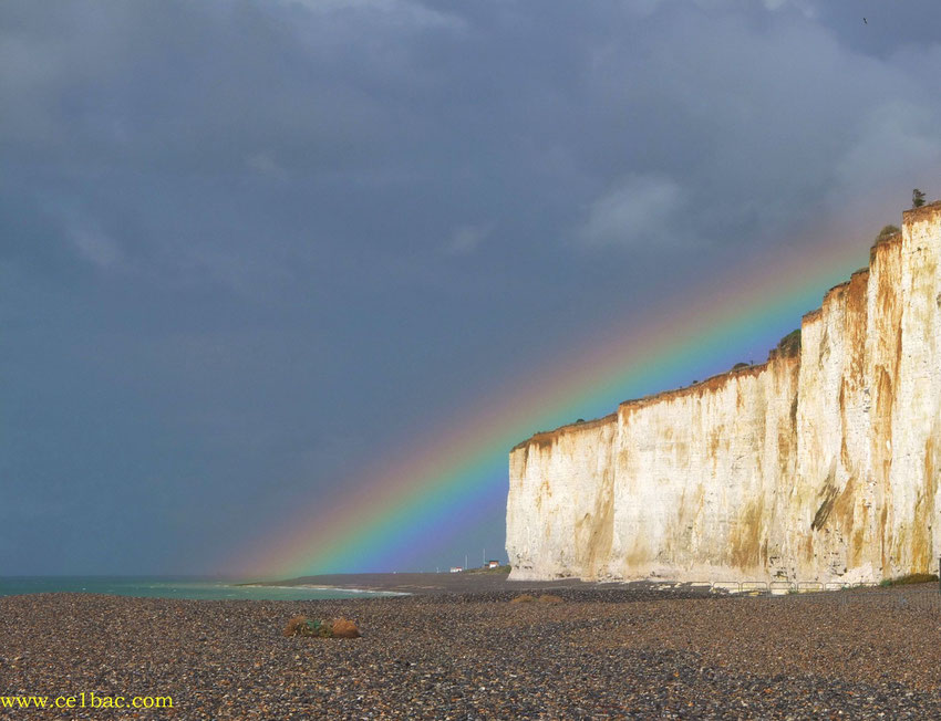 l'arc-en-ciel à Criel sur Mer