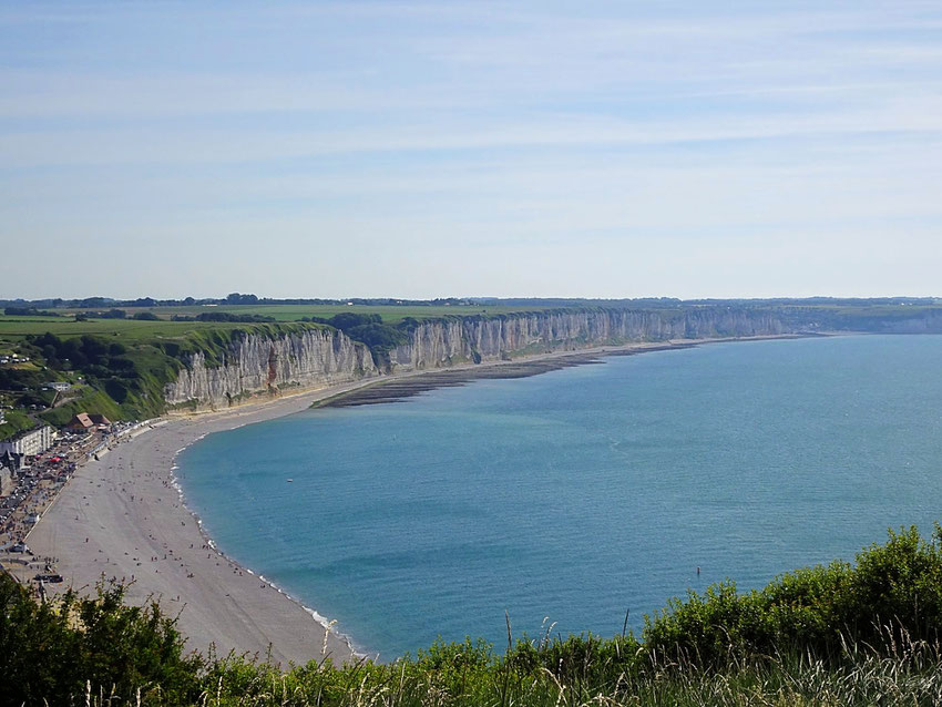 Fécamp, en direction d'Etretat