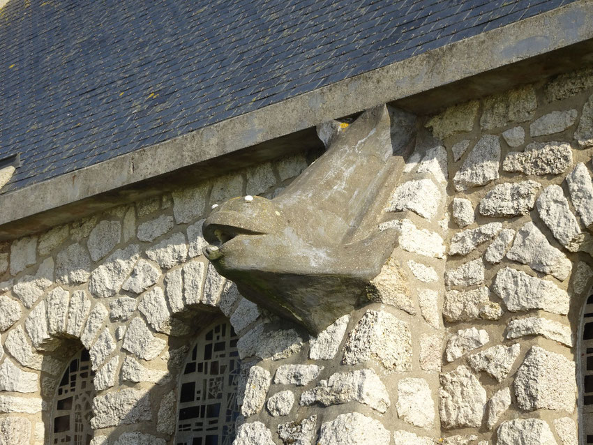 Gargouille chapelle d'Etretat