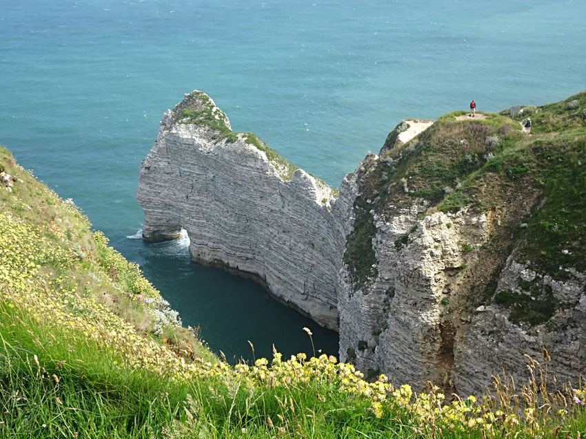 falaise découpée à Etretat