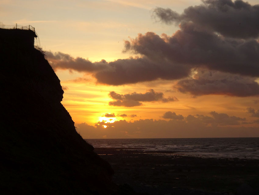 Coucher de soleil à Criel