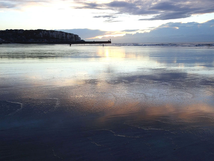Marée basse à Mers