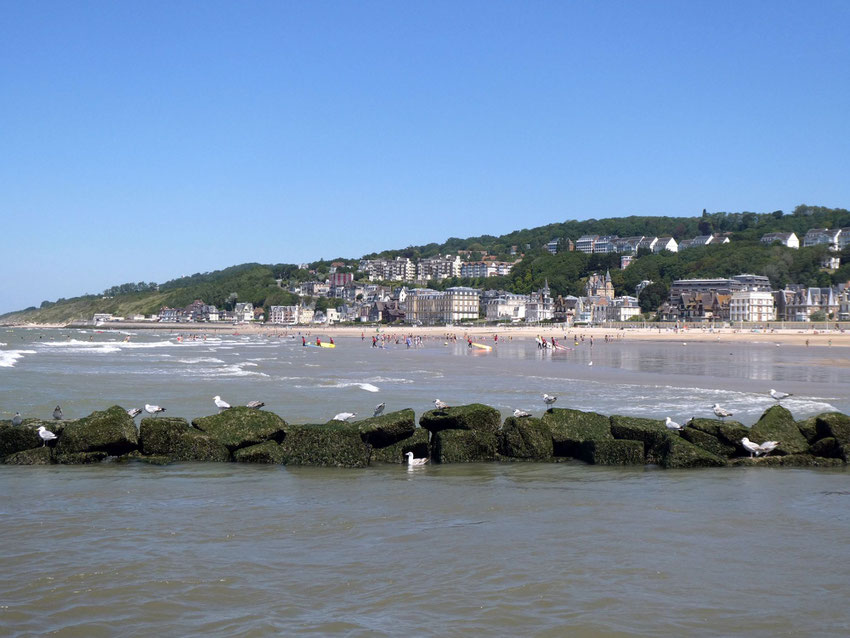 La plage de Trouville-sur-Mer