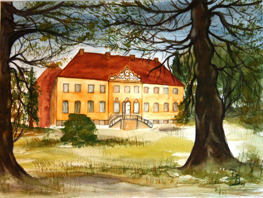 Schloss Reichstädt / Malerin: Bärbel (Quelle: http://amea-schreibt-gedichte.de/die%20k%C3%BCnstlerin.html)