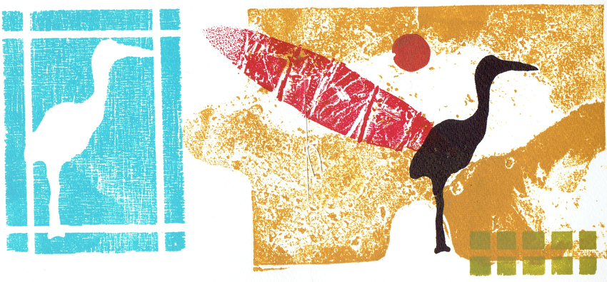 xilografia/rilievografia originale dell'autore