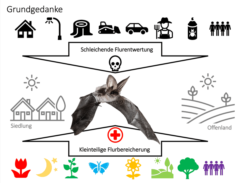 Abbildung Grundgedanke; Expertenworkshop 2021: Konflikt, Beeinträchtigung, Aufwertung