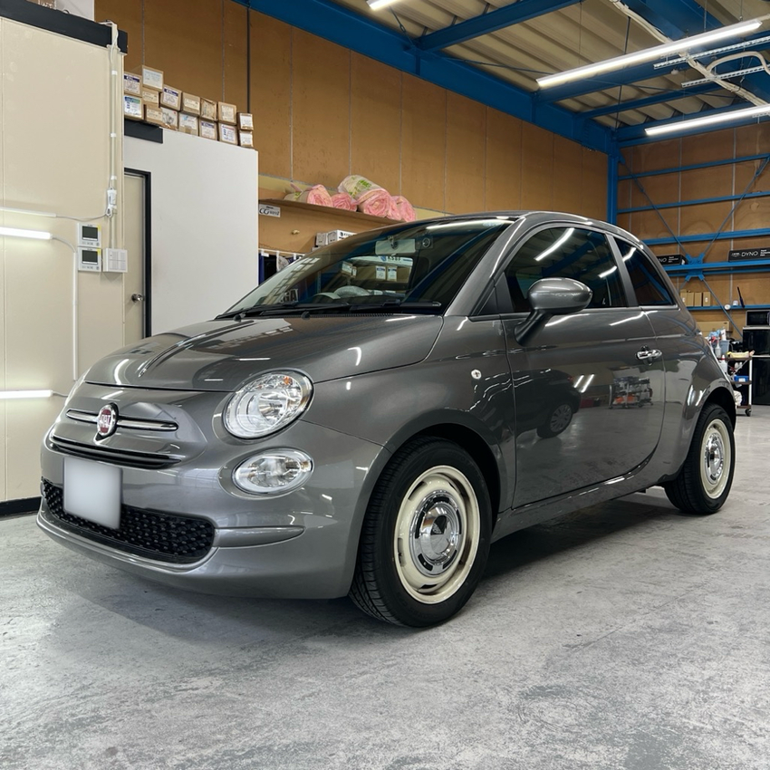 新潟市のDetail-1で施工したFIAT 500の遮熱カーフィルム施工事例