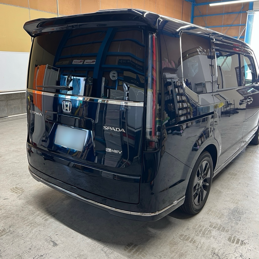 ホンダ ステップワゴン カーフィルム施工 WINCOS GY-15IR リアガラス