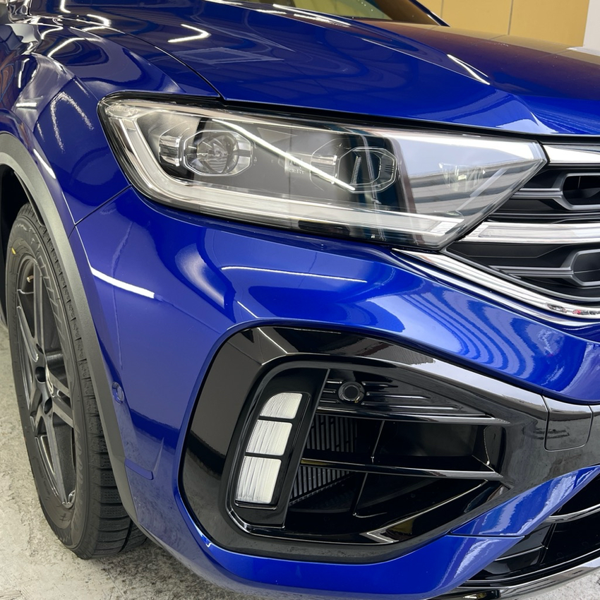 Volkswagen・T-ROC R　プロテクションフィルム施工　新潟　XPEL ULTIMATE FUSION　ヘッドライト