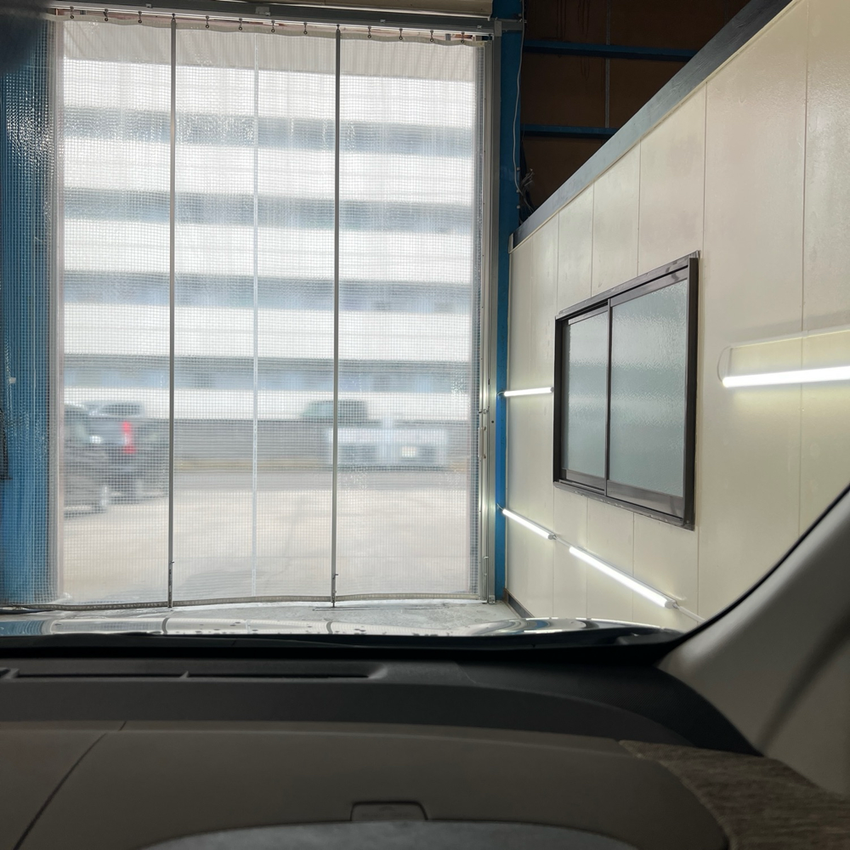 トヨタ　シエンタ　3代目　透明遮熱フィルム施工　WINCOS IR-85HD　運転席からの視界