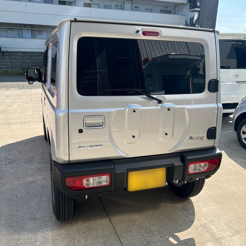 スズキ・ジムニー　カーフィルム施工　新潟　スモークフィルム　WINCOS　施工例　リアガラス