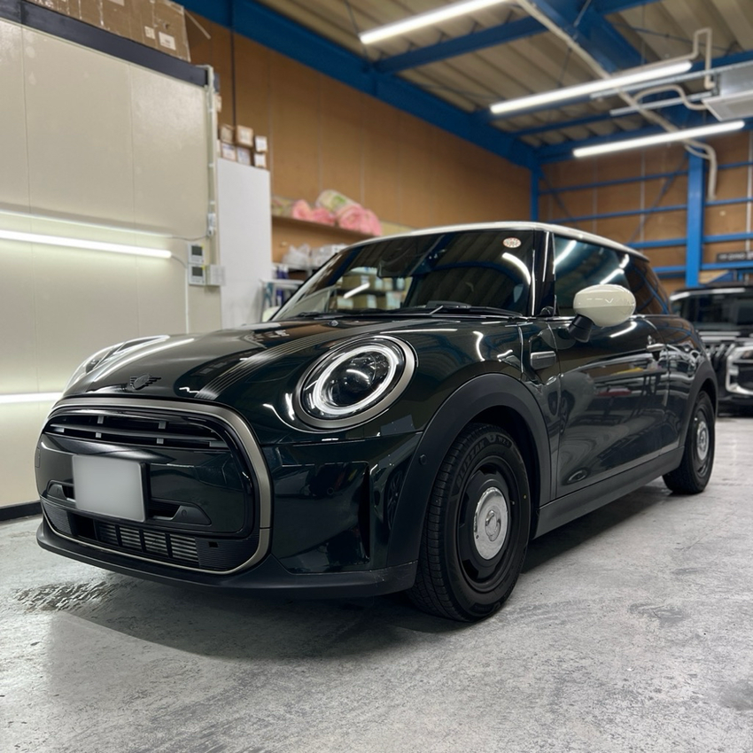 MINI　F56　カーフィルム施工　遮熱フィルム　新潟