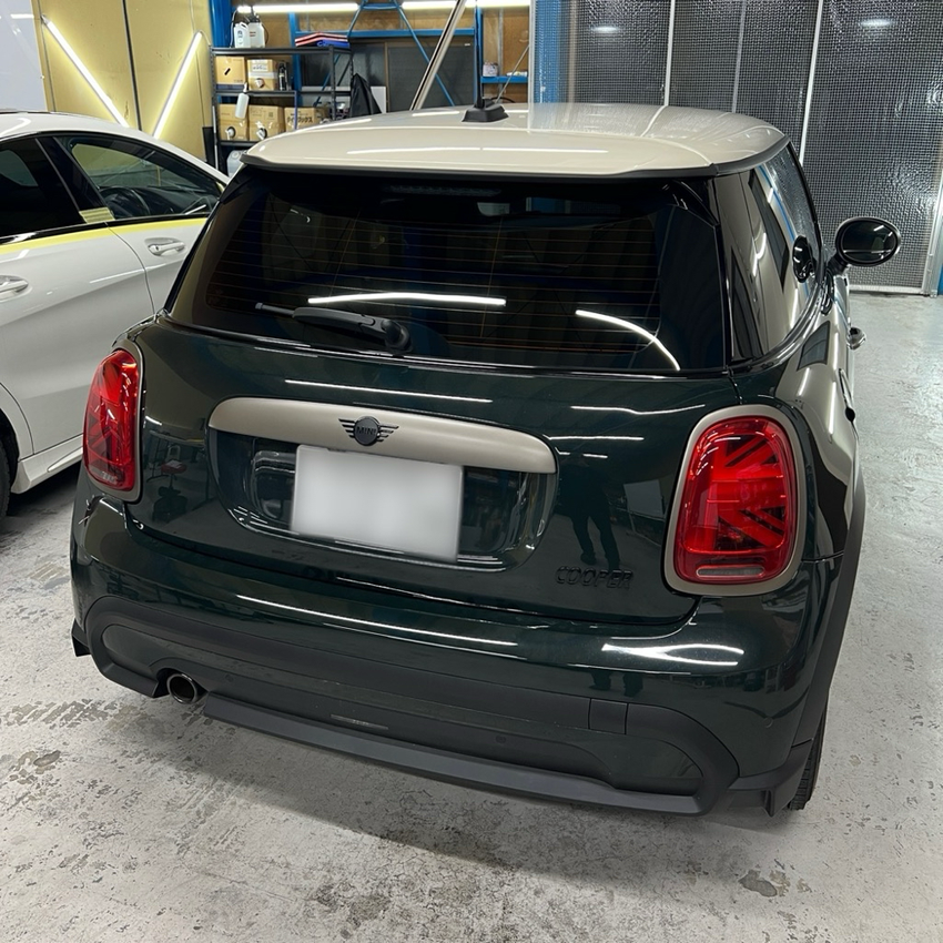 MINI　F56　カーフィルム施工　遮熱スモーク　新潟
