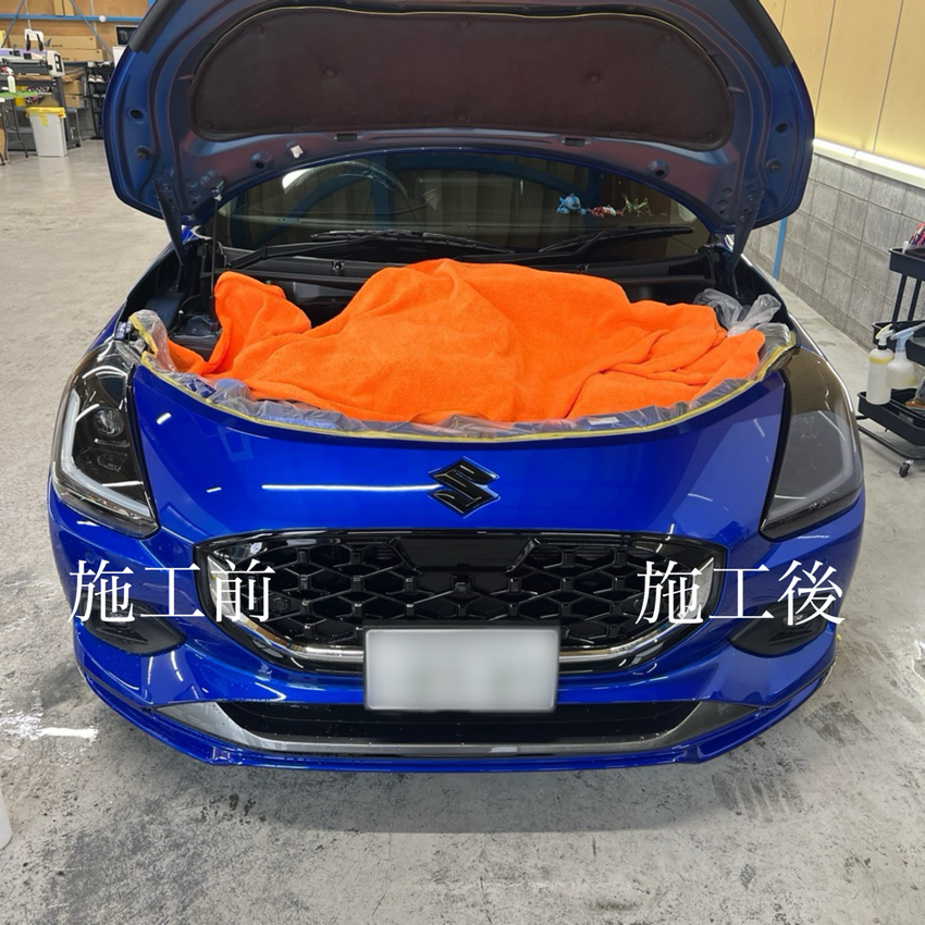 スズキ スイフト ヘッドライトプロテクション 比較